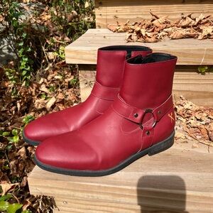 King 55 boots maroon